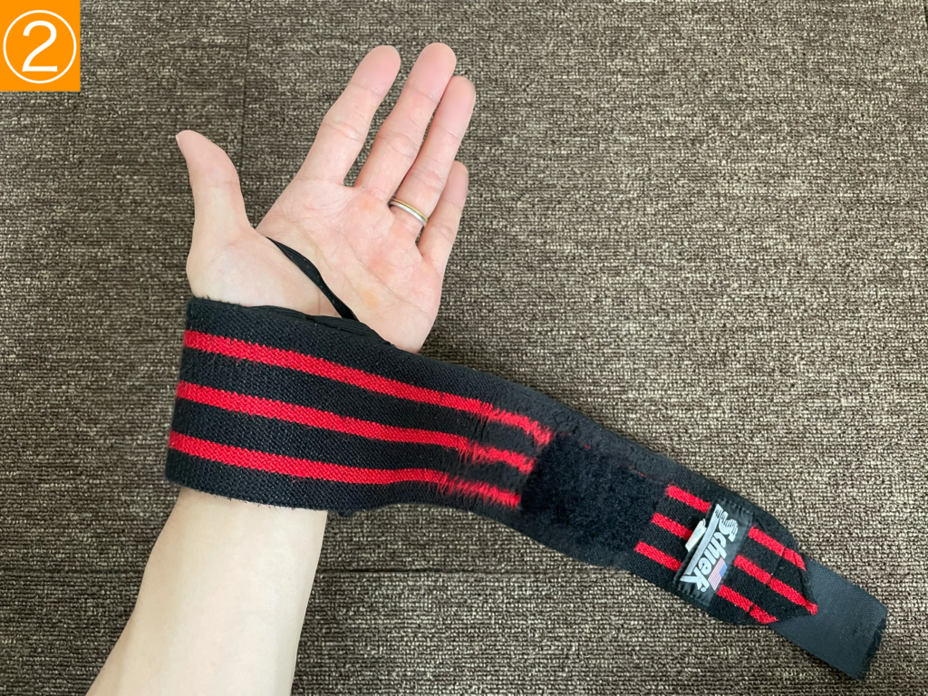 リストラップ_巻き方2